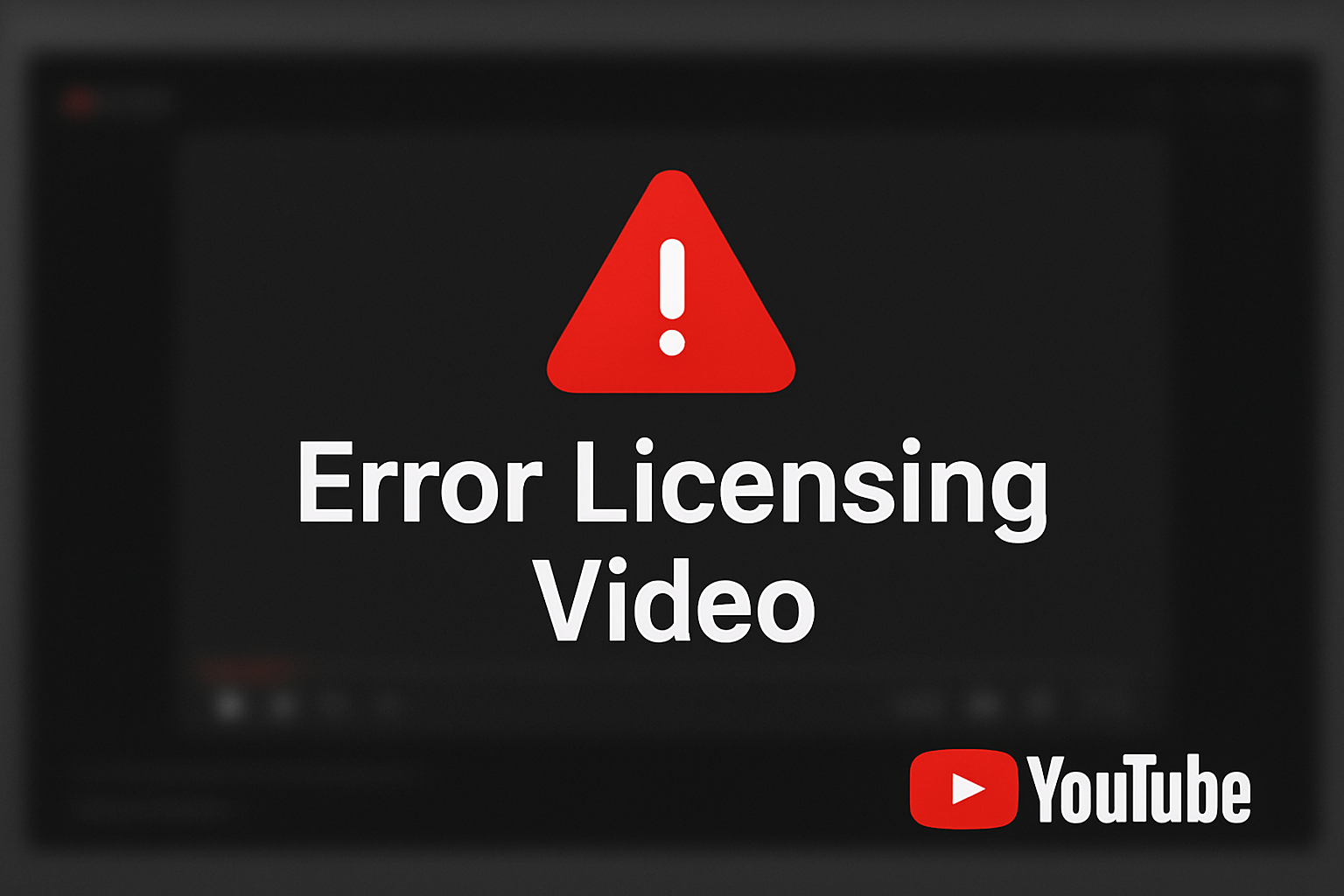 YouTube Error
